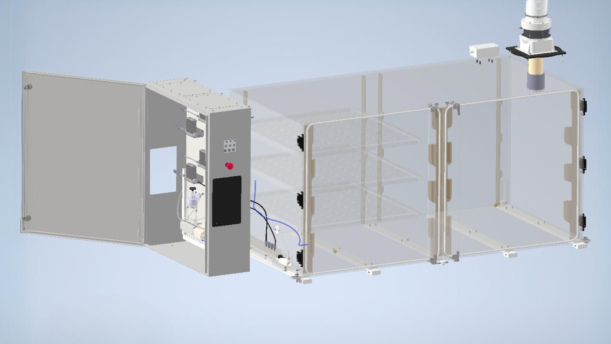 Corrosive gas dosing system - Installation kit